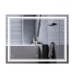 Зеркало Mixxus Premium QUADRO MR20-90x70-Reverse с Led Touch, Anti-fog, димером, регулятором яркости (MP6621)