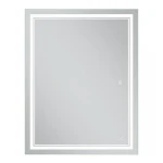 Зеркало Mixxus Premium QUADRO MR20-90x70-Reverse с Led Touch, Anti-fog, димером, регулятором яркости (MP6621)