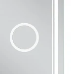 Зеркало Mixxus Premium QUADRO MR20-100x70 с Led Touch, Anti-fog, димером, регулятором яркости, линзой (MP6622)