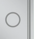 Зеркало Mixxus Premium QUADRO MR20-100x80 с Led Touch, Anti-fog, димером, регулятором яркости, линзой (MP6623)
