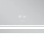 Зеркало Mixxus Premium QUADRO MR20-100x80 с Led Touch, Anti-fog, димером, регулятором яркости, линзой (MP6623)