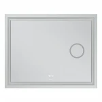 Зеркало Mixxus Premium QUADRO MR20-100x80 с Led Touch, Anti-fog, димером, регулятором яркости, линзой (MP6623)