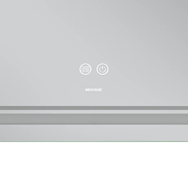 Зеркало Mixxus Premium QUADRO MR20-100x80 с Led Touch, Anti-fog, димером, регулятором яркости, линзой (MP6623)