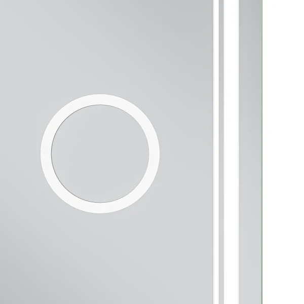 Дзеркало Mixxus Premium QUADRO MR20-100x80 (LED Touch, Anti-fog, димер, лінза) (MP6623)