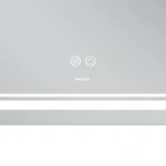 Зеркало Mixxus Premium QUADRO MR20-120x80 с Led Touch, Anti-fog, димером, регулятором яркости, линзой (MP6624)
