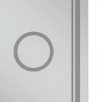 Зеркало Mixxus Premium QUADRO MR20-120x80 с Led Touch, Anti-fog, димером, регулятором яркости, линзой (MP6624)