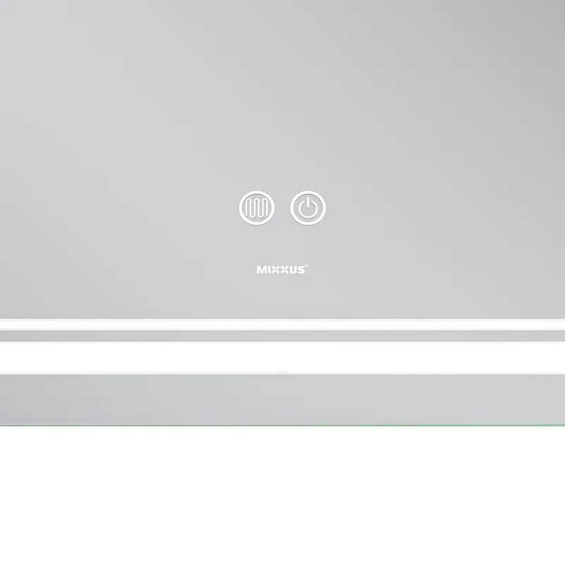 Дзеркало Mixxus Premium QUADRO MR20-120x80 (LED Touch, Anti-fog, димер, лінза) (MP6624)