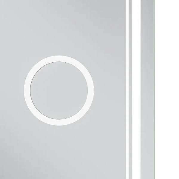 Дзеркало Mixxus Premium QUADRO MR20-120x80 (LED Touch, Anti-fog, димер, лінза) (MP6624)