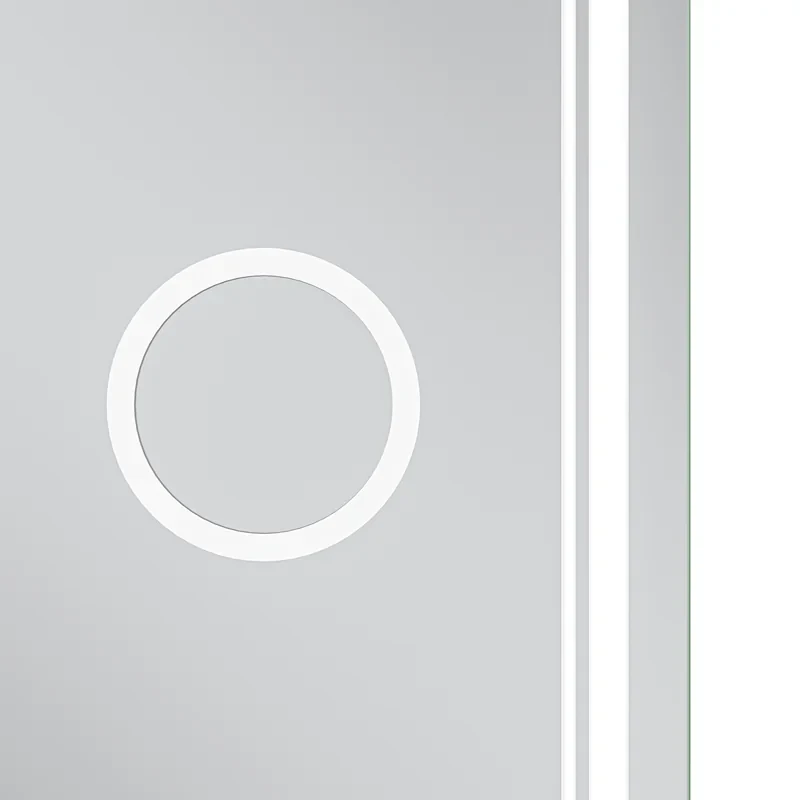 Дзеркало Mixxus Premium QUADRO MR20-120x80 (LED Touch, Anti-fog, димер, лінза) (MP6624)