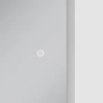 Зеркало Mixxus Premium OLIVARY MR19-90x70-Reverse с Led Touch, Anti-fog, димером (3-6,5kK) (MP6630)