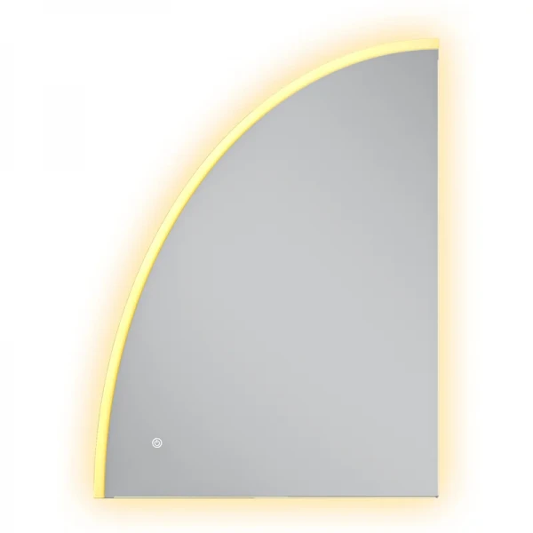 Зеркало Mixxus Premium TOPPER MS02-75x100 с Led Touch, Anti-fog, димером (3-6,5kK) (MP6634)