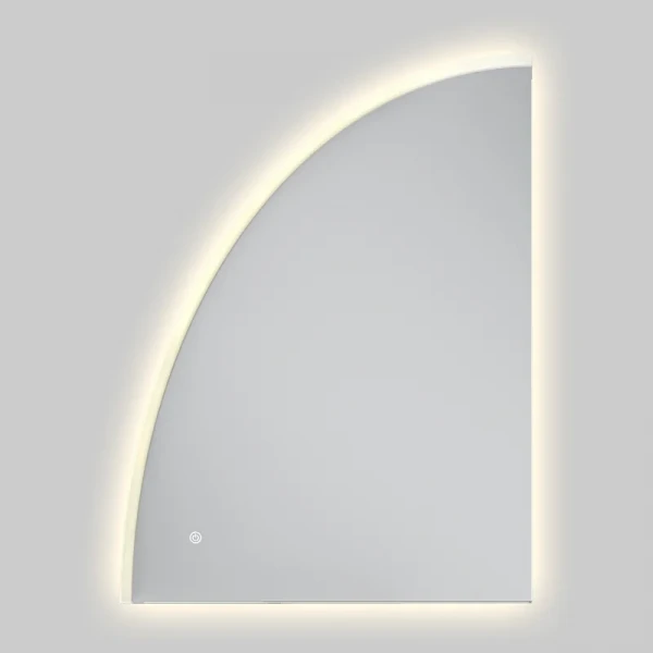 Зеркало Mixxus Premium TOPPER MS02-75x100 с Led Touch, Anti-fog, димером (3-6,5kK) (MP6634)