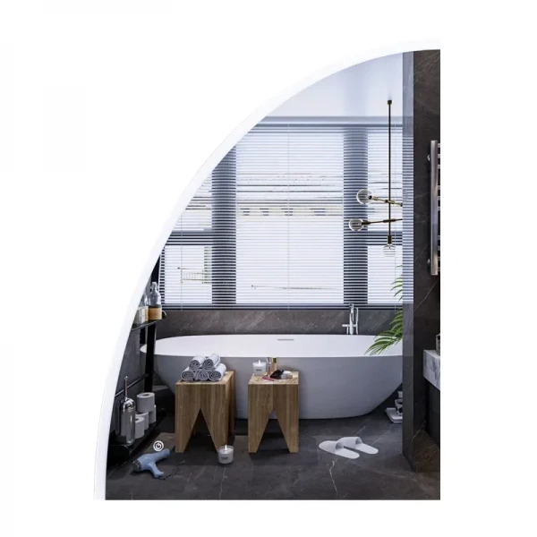 Дзеркало Mixxus Premium TOPPER MS02-75x100 (LED Touch, Anti-fog, димер (3-6,5kK)) (MP6634)