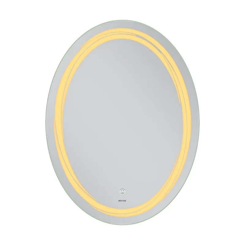 Дзеркало Mixxus Premium WAVE MV04-60x80 (LED Touch, Anti-fog, димер (3-6,5kK)) (MP6636)