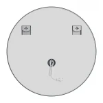 Дзеркало Mixxus Premium WAVE MC04-90 (LED Touch, Anti-fog, димер (3-6,5kK)) (MP6637)