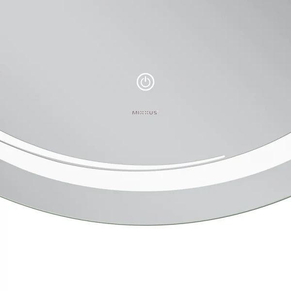 Дзеркало Mixxus Premium WAVE MC04-90 (LED Touch, Anti-fog, димер (3-6,5kK)) (MP6637)