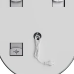 Зеркало Mixxus Premium ELLIPSE MV05-80x60-Reverse с Led Touch, Anti-fog, димером (3-6,5kK) (MP6642)