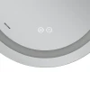 Дзеркало Mixxus Premium ELLIPSE MV05-80x60-REVERSE (LED Touch, Anti-fog, димер (3-6,5kK)) (MP6642)