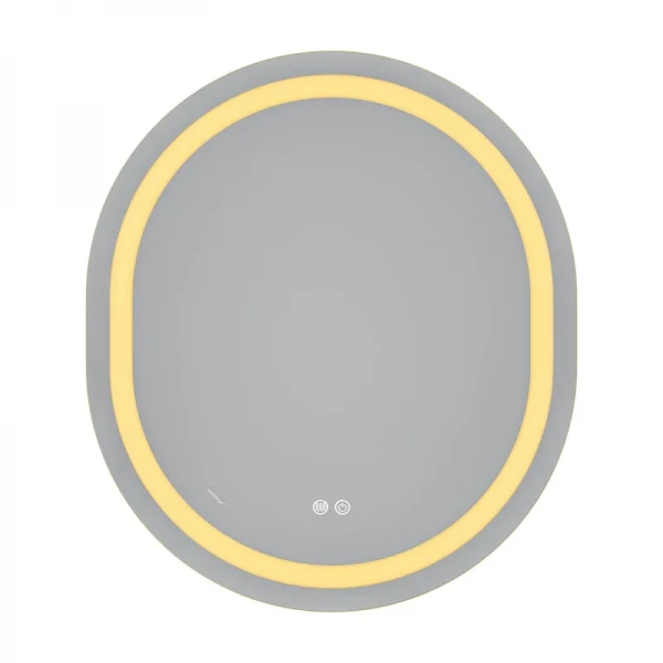Зеркало Mixxus Premium ELLIPSE MV05-80x70-Reverse с Led Touch, Anti-fog, димером (3-6,5kK) (MP6643)