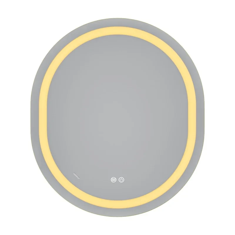 Дзеркало Mixxus Premium ELLIPSE MV05-80x70-REVERSE (LED Touch, Anti-fog, димер (3-6,5kK)) (MP6643)