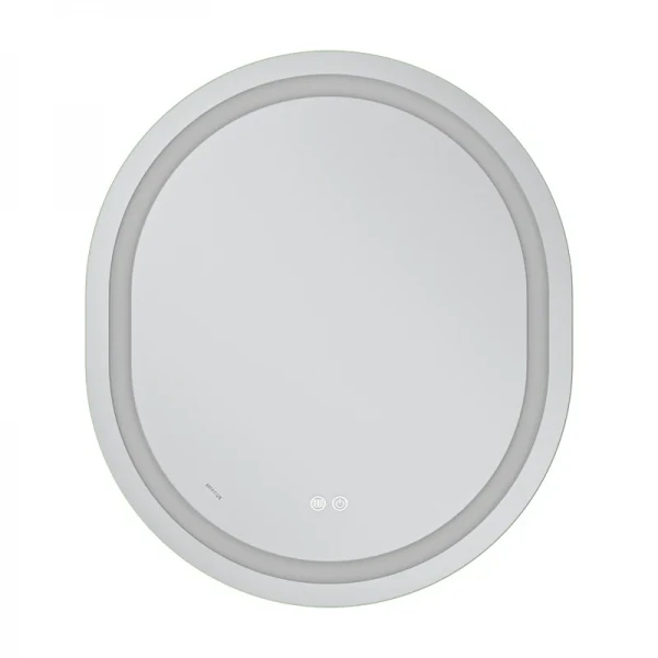 Дзеркало Mixxus Premium ELLIPSE MV05-80x70-REVERSE (LED Touch, Anti-fog, димер (3-6,5kK)) (MP6643)