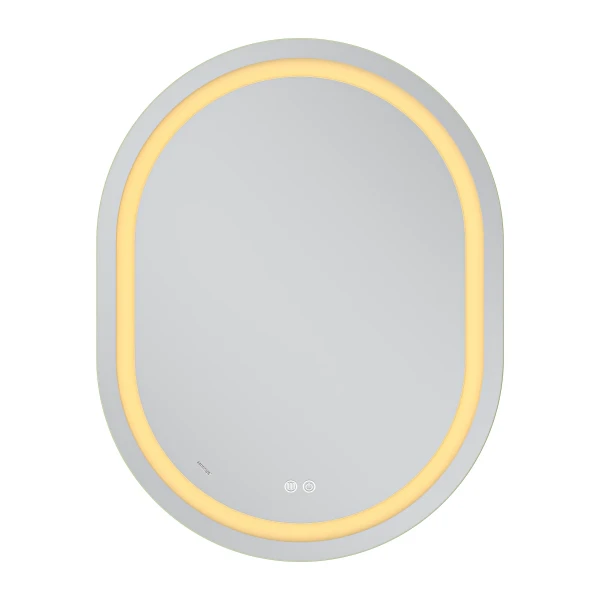 Дзеркало Mixxus Premium ELLIPSE MV05-90x70-REVERSE (LED Touch, Anti-fog, димер (3-6,5kK)) (MP6644)