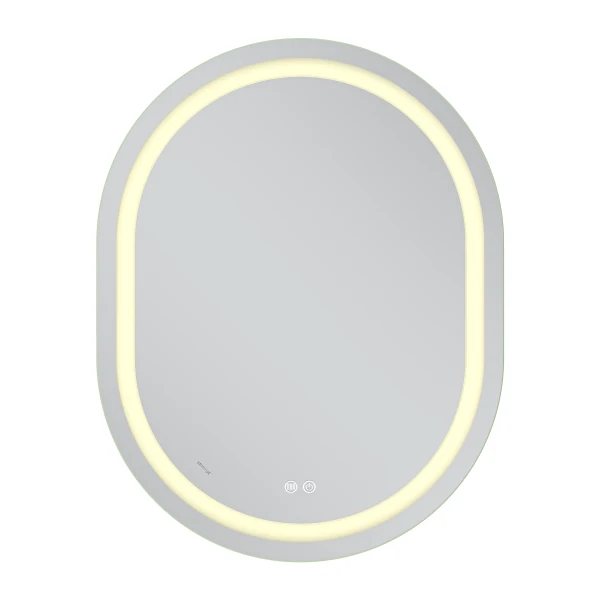 Дзеркало Mixxus Premium ELLIPSE MV05-90x70-REVERSE (LED Touch, Anti-fog, димер (3-6,5kK)) (MP6644)