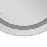 Зеркало Mixxus Premium ELLIPSE MV05-80x70-Reverse WHITE с Led Touch, Anti-fog, димером (3-6,5kK) (MP6645)