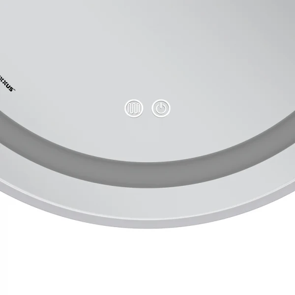 Зеркало Mixxus Premium ELLIPSE MV05-80x70-Reverse WHITE с Led Touch, Anti-fog, димером (3-6,5kK) (MP6645)