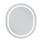 Зеркало Mixxus Premium ELLIPSE MV05-80x70-Reverse WHITE с Led Touch, Anti-fog, димером (3-6,5kK) (MP6645)