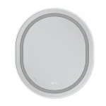 Зеркало Mixxus Premium ELLIPSE MV05-80x70-Reverse WHITE с Led Touch, Anti-fog, димером (3-6,5kK) (MP6645)