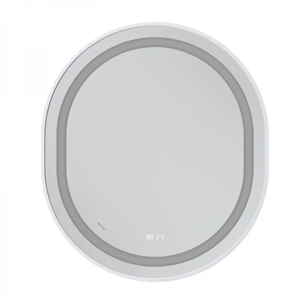 Зеркало Mixxus Premium ELLIPSE MV05-80x70-Reverse WHITE с Led Touch, Anti-fog, димером (3-6,5kK) (MP6645)