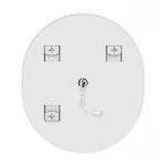 Зеркало Mixxus Premium ELLIPSE MV05-80x70-Reverse WHITE с Led Touch, Anti-fog, димером (3-6,5kK) (MP6645)