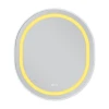 Дзеркало Mixxus Premium ELLIPSE MV05-80x70-REVERSE WHITE (LED Touch, Anti-fog, димер (3-6kK)) (MP6645)