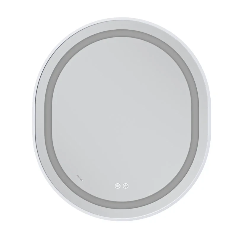 Дзеркало Mixxus Premium ELLIPSE MV05-80x70-REVERSE WHITE (LED Touch, Anti-fog, димер (3-6kK)) (MP6645)