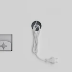 Дзеркало Mixxus Premium ELLIPSE MV05-80x70-REVERSE WHITE (LED Touch, Anti-fog, димер (3-6kK)) (MP6645)