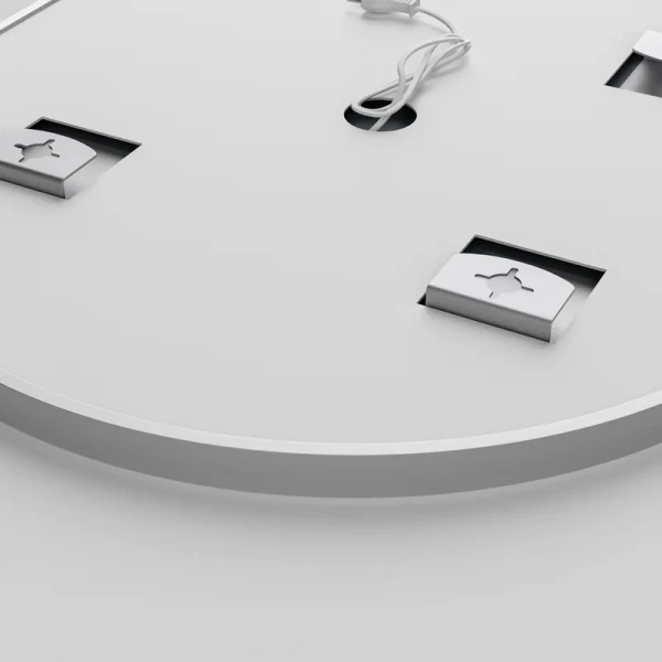 Дзеркало Mixxus Premium ELLIPSE MV05-80x70-REVERSE WHITE (LED Touch, Anti-fog, димер (3-6kK)) (MP6645)