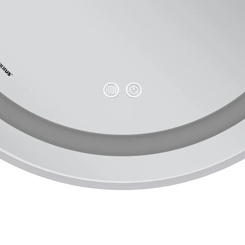Дзеркало Mixxus Premium ELLIPSE MV05-80x70-REVERSE WHITE (LED Touch, Anti-fog, димер (3-6kK)) (MP6645)