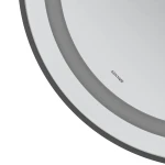Зеркало Mixxus Premium ELLIPSE MV05-80x70-Reverse BLACK с Led Touch, Anti-fog, димером (3-6,5kK) (MP6646)