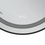 Зеркало Mixxus Premium ELLIPSE MV05-80x70-Reverse BLACK с Led Touch, Anti-fog, димером (3-6,5kK) (MP6646)