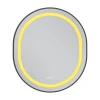 Дзеркало Mixxus Premium ELLIPSE MV05-80x70-REVERSE BLACK (LED Touch, Anti-fog, димер(3-6kK))(MP6646)