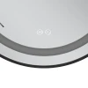 Дзеркало Mixxus Premium ELLIPSE MV05-80x70-REVERSE BLACK (LED Touch, Anti-fog, димер(3-6kK))(MP6646)