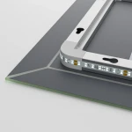 Зеркало Mixxus Premium CUBIC MR14-80x60-Reverse с Led Touch, Anti-fog, димером, регулятором яркости (MP6648)