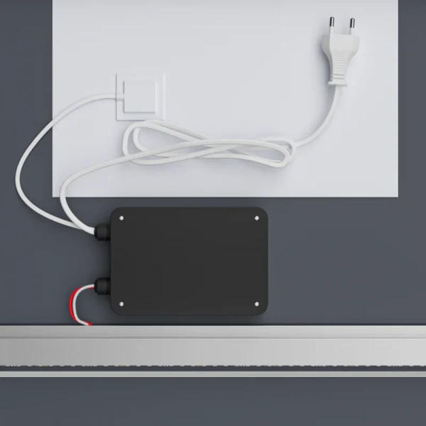 Зеркало Mixxus Premium CUBIC MR14-80x60-Reverse с Led Touch, Anti-fog, димером, регулятором яркости (MP6648)