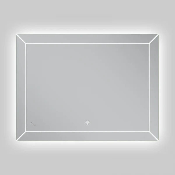 Зеркало Mixxus Premium CUBIC MR14-80x60-Reverse с Led Touch, Anti-fog, димером, регулятором яркости (MP6648)