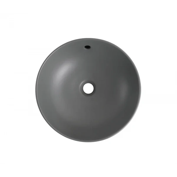 Раковина накладна Mixxus Premium TOPPER-0201 GRAY 410x410x165mm з переливом (MP6649)
