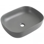 Раковина накладная Mixxus Premium DIVERSE-0115 GRAY 490x395x135mm (MP6650)