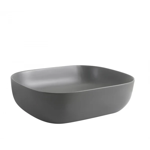 Раковина накладная Mixxus Premium DIVERSE-0115 GRAY 490x395x135mm (MP6650)