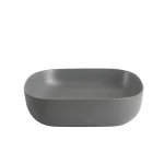 Раковина накладная Mixxus Premium DIVERSE-0115 GRAY 490x395x135mm (MP6650)
