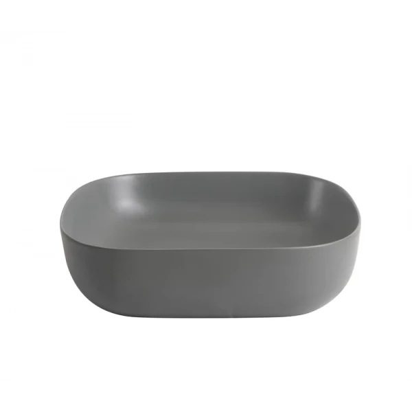 Раковина накладная Mixxus Premium DIVERSE-0115 GRAY 490x395x135mm (MP6650)